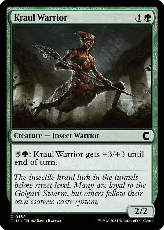 (CLU-CG)Kraul Warrior/クロールの戦士