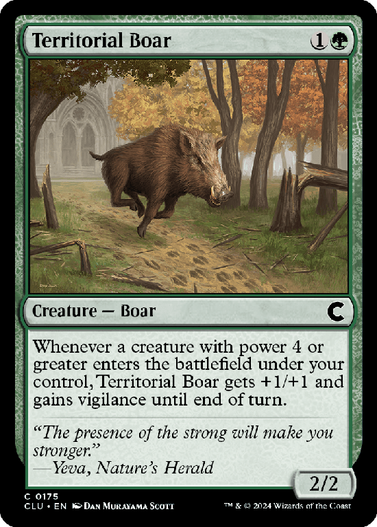 (CLU-CG)Territorial Boar/縄張り持ちの猪