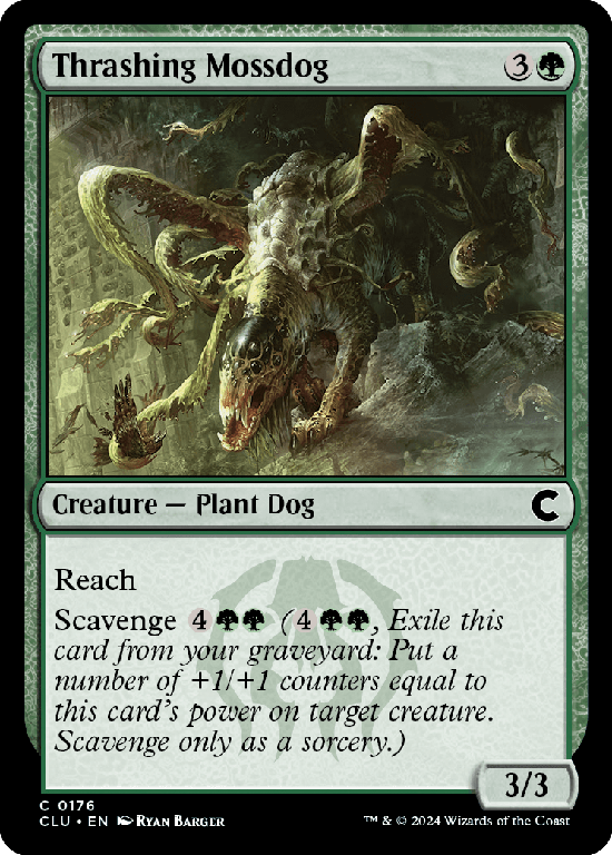 (CLU-CG)Thrashing Mossdog/のたうつ苔犬