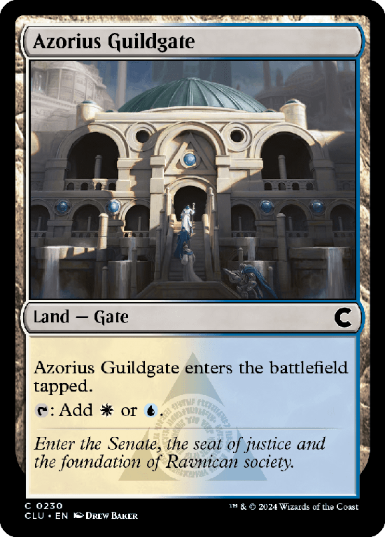 (CLU-CL)Azorius Guildgate/アゾリウスのギルド門
