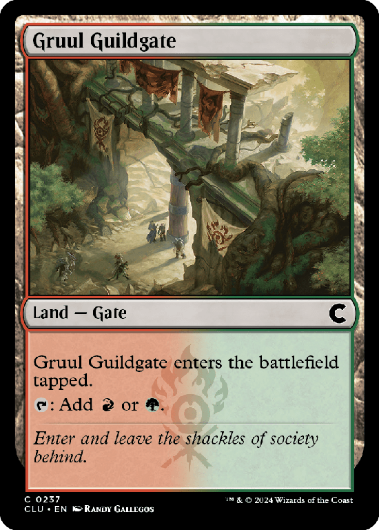 (CLU-CL)Gruul Guildgate/グルールのギルド門