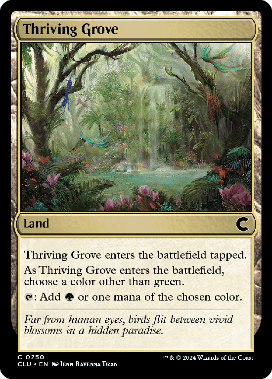 (CLU-CL)Thriving Grove/興隆する木立