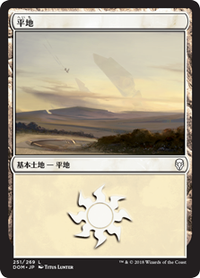 【Foil】(DOM-CL)Plains/平地【No.251】