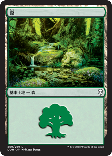 【Foil】(DOM-CL)Forest/森【No.269】