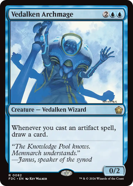 (FDC-RU)Vedalken Archmage/ヴィダルケンの大魔道士