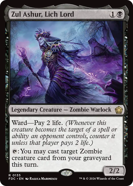 (FDC-RB)Zul Ashur, Lich Lord/死者の王、ザル・アシュール