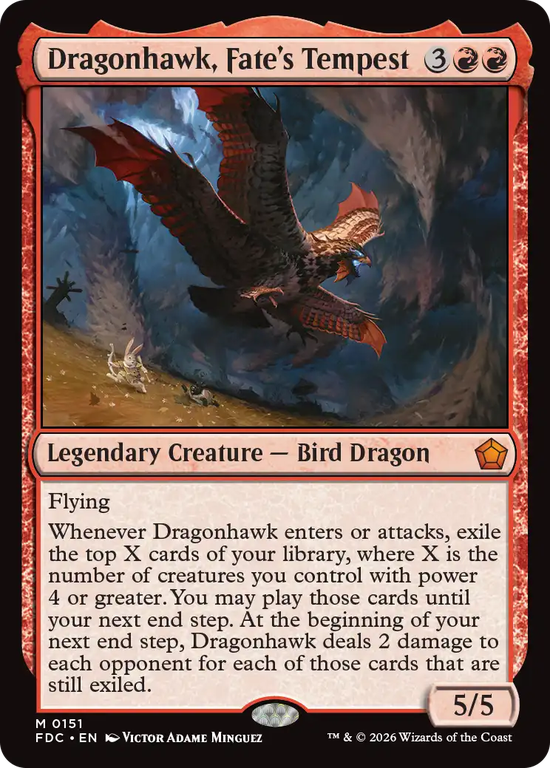 (FDC-MR)Dragonhawk, Fate's Tempest/運命の大嵐、ドラゴンホーク