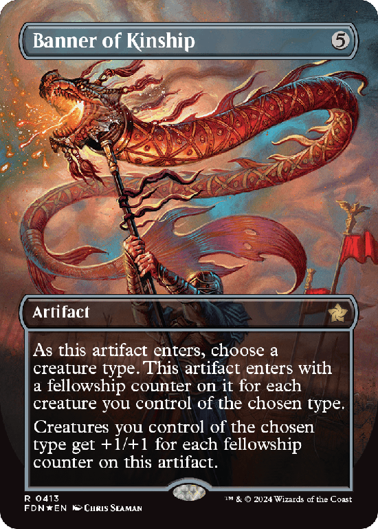 MTG 親族旗/ ボーダーレス マナfoil 英語1枚 FDN MTG, マジック:ザ・ギャザリング 通販 | ENNDAL GAMES / 【Mana Foil