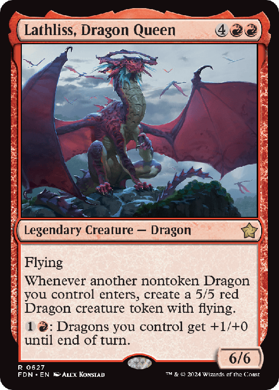 (FDN-RR)Lathliss, Dragon Queen/ドラゴンの女王、ラスリス