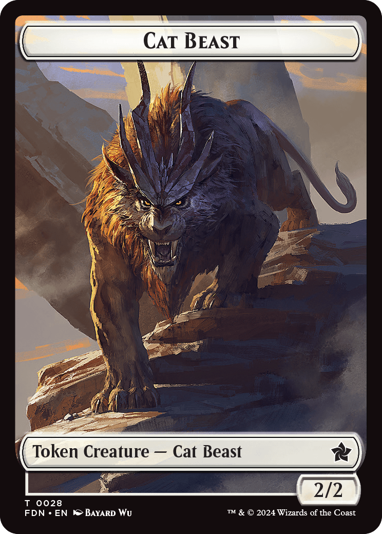 (FDN-Token)Cat Beast Token/猫・ビーストトークン【No.0028】