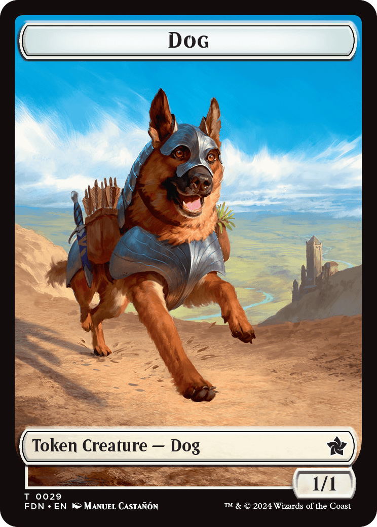 (FDN-Token)Dog Token/犬トークン【No.0029】