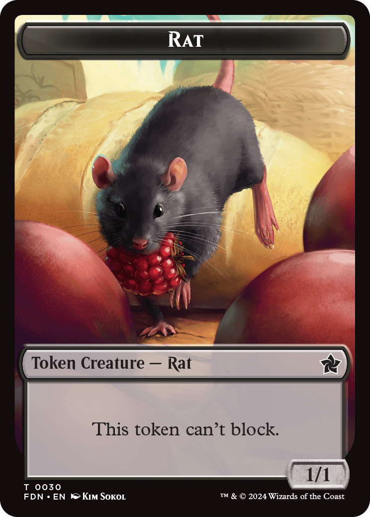 (FDN-Token)Rat Token/ネズミトークン【No.0030】