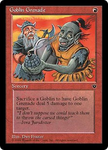 (FEM-CR)Goblin Grenade/ゴブリンの手投げ弾 (Illus. Dan Frazier)