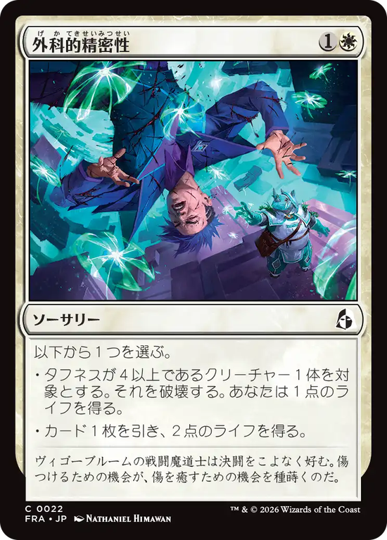 (FRA-CW)Surgical Precision/外科的精密性