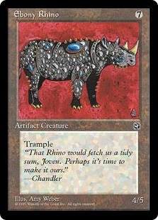 (HML-CA)Ebony Rhino