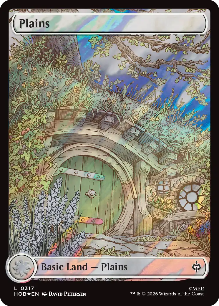 【Surge Foil】【「ホビットの四季」フルアート版】(HOB-CL)Plains/平地【春, No.0317】