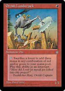 (ICE-CR)Orcish Lumberjack/オークの木こり