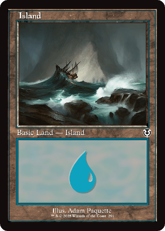 【旧枠】(INR-CL)Island/島【No.0291】