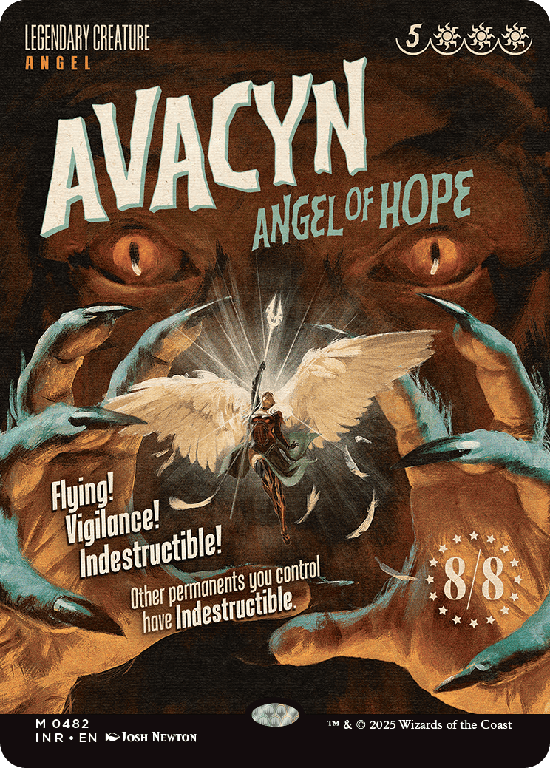 【映画ポスター】(INR-MW)Avacyn, Angel of Hope/希望の天使アヴァシン【No.0482】
