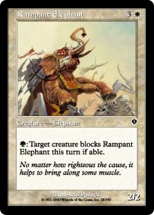 (INV-CW)Rampant Elephant/荒ぶる象