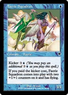 【Foil】(INV-CU)Faerie Squadron/フェアリーの戦隊