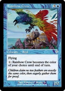 (INV-UU)Rainbow Crow/虹色カラス