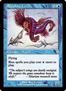 【Foil】(INV-RU)Sapphire Leech/サファイアのヒル