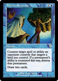 【Foil】(INV-RU)Teferi's Response/テフェリーの反応