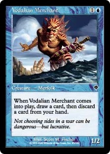 【Foil】(INV-CU)Vodalian Merchant/ヴォーデイリアの商人