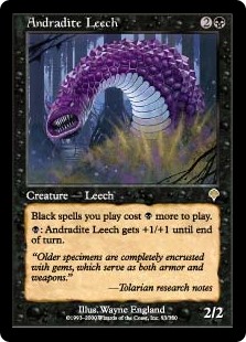 【Foil】(INV-RB)Andradite Leech/ざくろ石のヒル