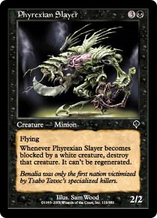 【Foil】(INV-CB)Phyrexian Slayer/ファイレクシアの殺害者