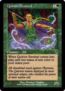 【Foil】(INV-CG)Quirion Sentinel/クウィリーオンの歩哨