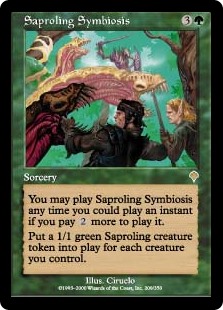 【Foil】(INV-RG)Saproling Symbiosis/菌獣の共生