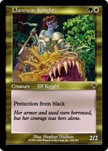 【Foil】(INV-CM)Llanowar Knight/ラノワールの騎士