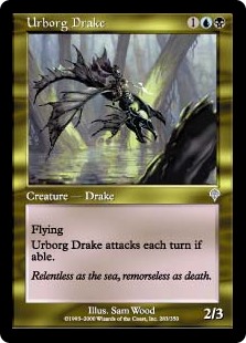 【Foil】(INV-UM)Urborg Drake/アーボーグのドレイク