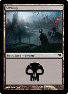 【Foil】(ISD-CL)Swamp/沼【No.258】