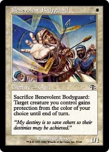 【Foil】(JUD-CW)Benevolent Bodyguard/心優しきボディガード