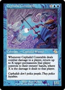 【Foil】(JUD-RU)Cephalid Constable/セファリッドの警官