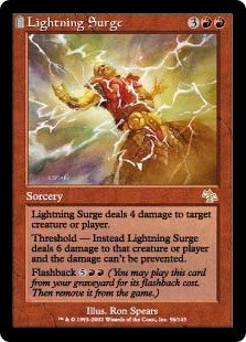 【Foil】(JUD-RR)Lightning Surge/稲妻の波動