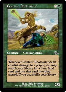 【Foil】(JUD-CG)Centaur Rootcaster/根づけケンタウロス