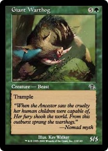 【Foil】(JUD-CG)Giant Warthog/巨大イボイノシシ