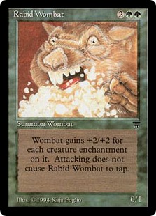 (LEG-UG)Rabid Wombat/狂暴ウォンバット
