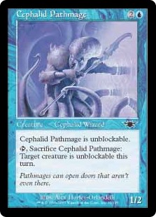 【Foil】(LGN-CU)Cephalid Pathmage/セファリッドの抜け道魔道士