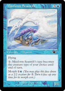 【Foil】(LGN-CU)Mistform Seaswift/霧衣のウミツバメ