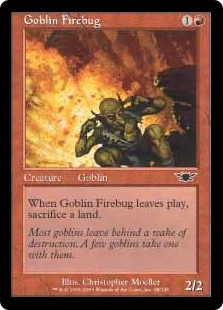 【Foil】(LGN-CR)Goblin Firebug/ゴブリンの放火魔