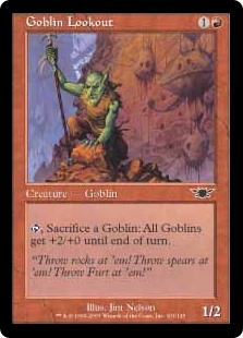 【Foil】(LGN-CR)Goblin Lookout/ゴブリンの監視人