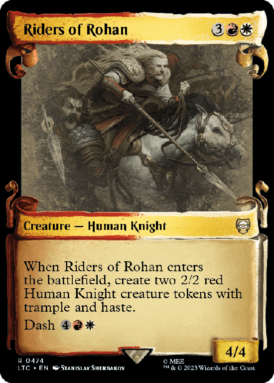 【Silver Foil】【ショーケース】(LTC-RM)Riders of Rohan/ローハンの乗り手【No.0474】