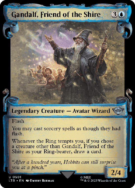 【ショーケース】(LTR-UU)Gandalf, Friend of the Shire/ホビット庄の友、ガンダルフ【No.0501】