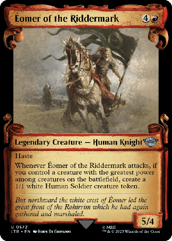 【ショーケース】(LTR-UR)Eomer of the Riddermark/騎士国のエオメル【No.0572】