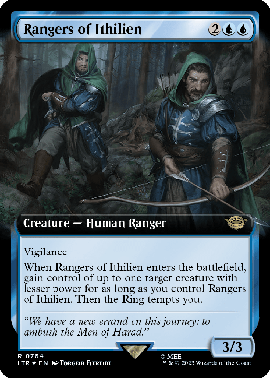 【Surge Foil】【拡張アート】(LTR-RU)Rangers of Ithilien/イシリアンのレンジャー【No.0764】